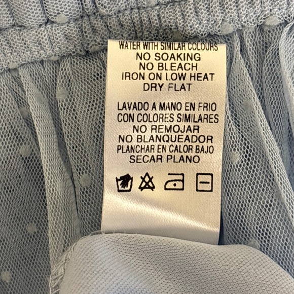 PETAL & PUP Belle Maxi Dress In Blue Women Size Small Tulle Formal Summer Party - Picture 12 of 15